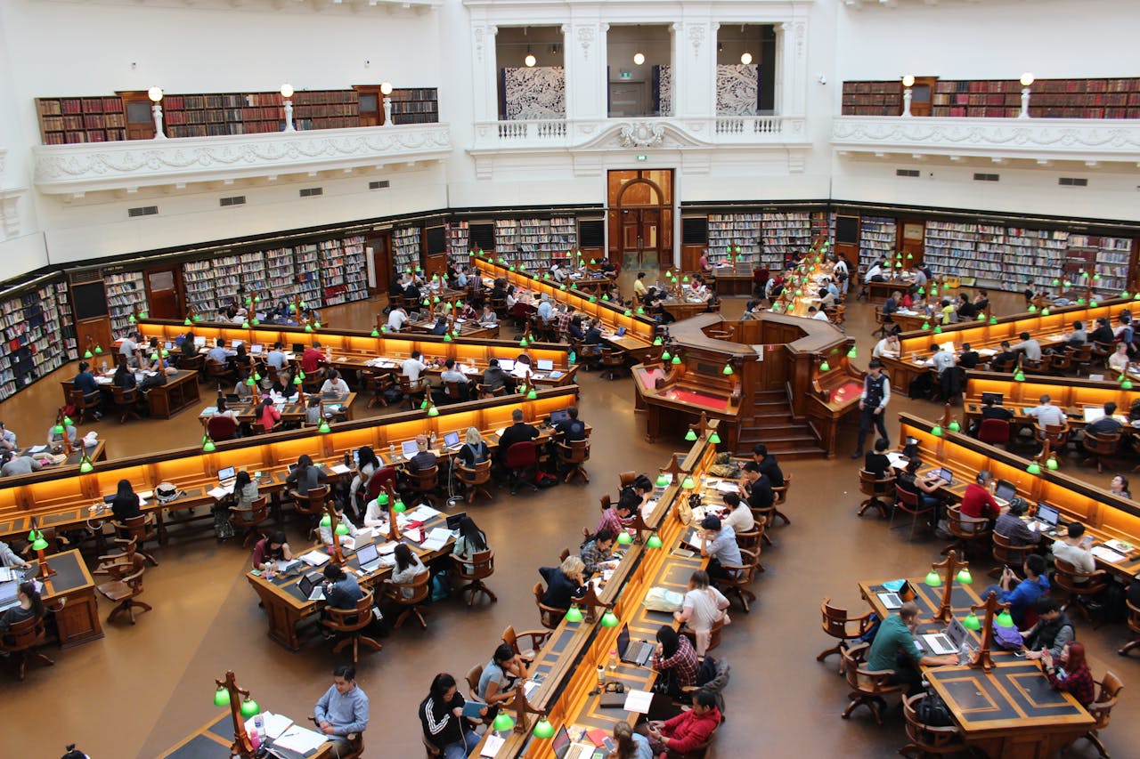 People Sitting Inside Well Lit Room